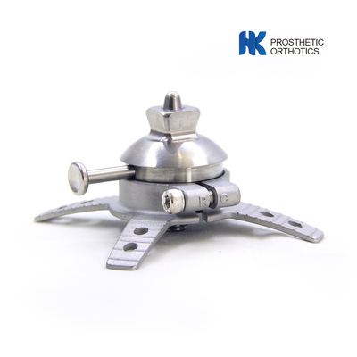 Four Prong Casting Steel Prosthetic Shuttle Lock With Pyramid Adapter And Short Pin