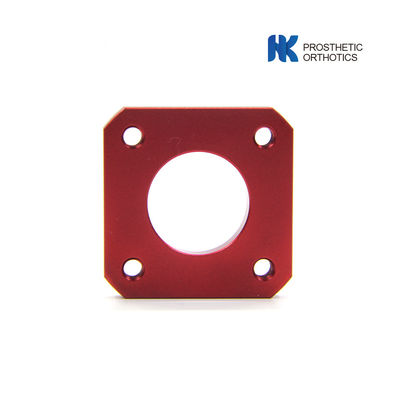 4穴の小児用 アルミ製ラミネートソケットプレート